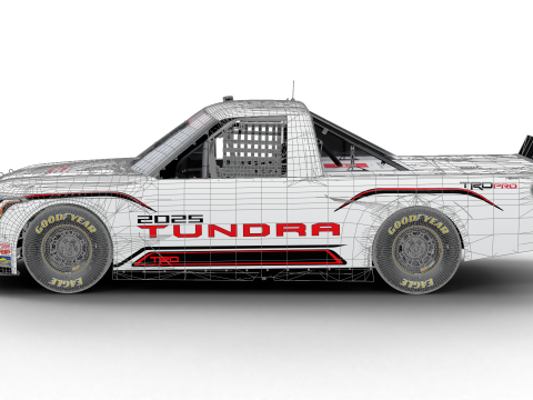 2025 Nascar Craftsman Truck Series Toyota Tundra 3D 模型