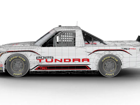 2025 Nascar Craftsman Truck Series Toyota Tundra 3D Model