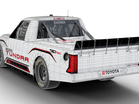 2025 Nascar Craftsman Truck Series Toyota Tundra 3D 模型
