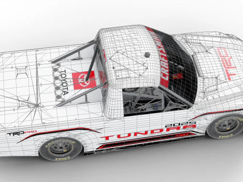 2025 Nascar Craftsman Truck Series Toyota Tundra 3D Model
