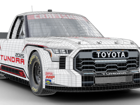 2025 Nascar Craftsman Truck Series Toyota Tundra 3D 模型