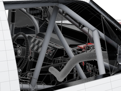 2025 Nascar Craftsman Truck Series Toyota Tundra 3D 模型