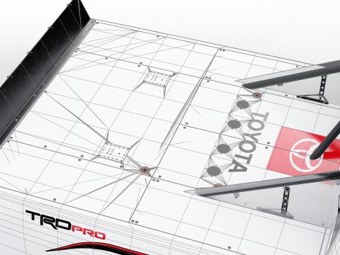 2025 Nascar Craftsman Truck Series Toyota Tundra 3D 模型