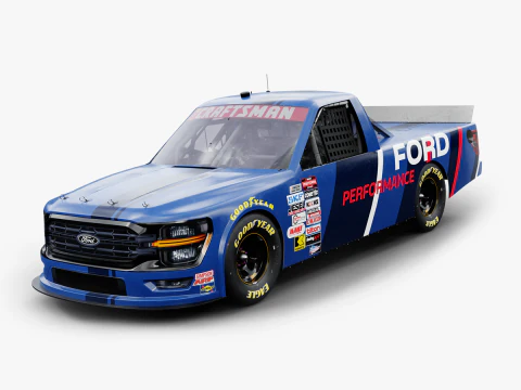 2025 NASCAR Craftsman 트럭 시리즈 F-150 3D 모델