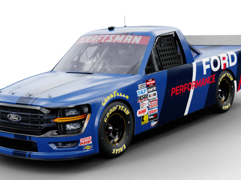 2025 NASCAR Craftsman Truck Series F-150 3D Модель