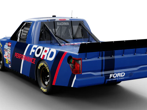 2025 NASCAR Zanaatkar Kamyon Serisi F-150 3D Model