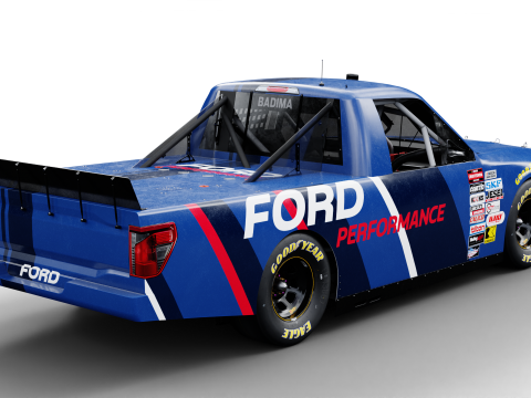 2025 NASCAR Craftsman Truck Series F-150 3D Модель