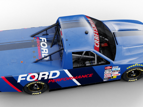 2025 NASCAR Craftsman Truck Series F-150 3D Модель
