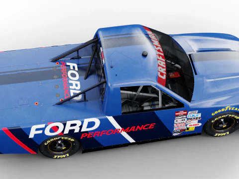 2025 NASCAR Zanaatkar Kamyon Serisi F-150 3D Model
