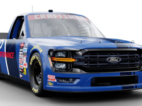 2025 NASCAR Zanaatkar Kamyon Serisi F-150 3D Model