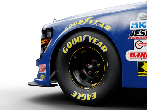 2025 NASCAR Zanaatkar Kamyon Serisi F-150 3D Model