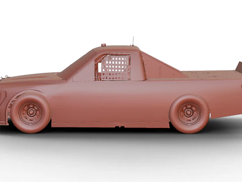 2025 NASCAR Zanaatkar Kamyon Serisi F-150 3D Model
