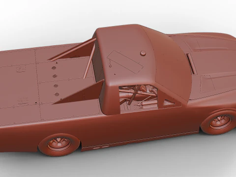 2025 NASCAR Zanaatkar Kamyon Serisi F-150 3D Model