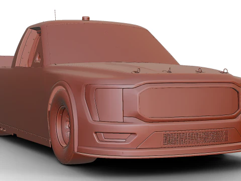 2025 NASCAR Zanaatkar Kamyon Serisi F-150 3D Model
