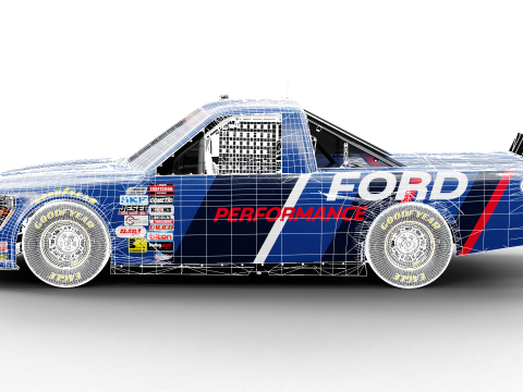 2025 NASCAR Craftsman Truck Series F-150 3D Модель