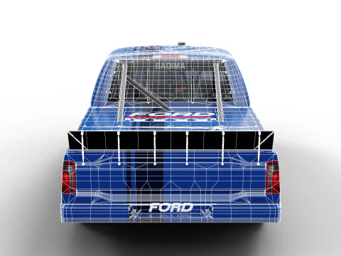 2025 NASCAR Zanaatkar Kamyon Serisi F-150 3D Model