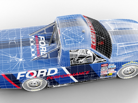 2025 NASCAR Craftsman Truck Series F-150 3D Модель
