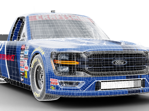 2025 NASCAR Craftsman Truck Series F-150 3D Модель