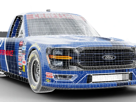 2025 NASCAR Zanaatkar Kamyon Serisi F-150 3D Model