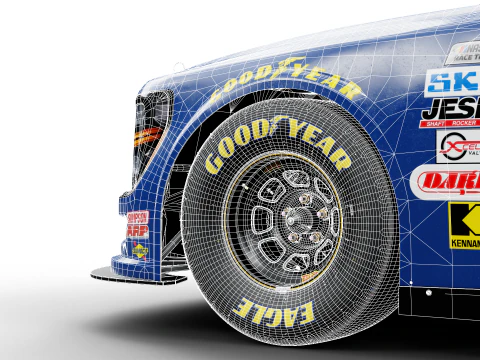 2025 NASCAR Zanaatkar Kamyon Serisi F-150 3D Model