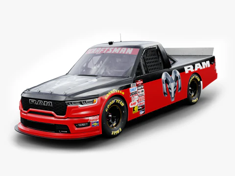 2026 NASCAR Craftsman 트럭 시리즈 Ram 1500 3D 모델