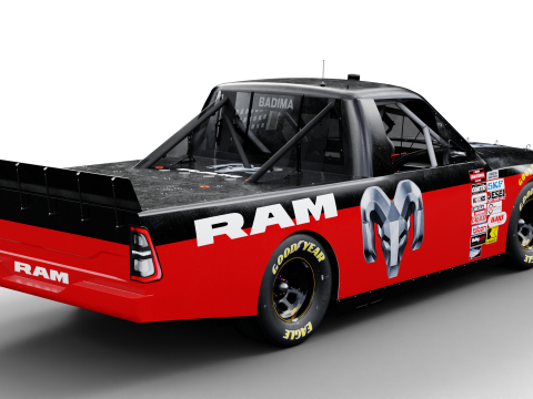 2026 NASCAR Craftsman Truck Series Ram 1500 3Dモデル