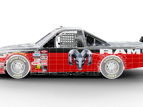 2026 NASCAR Craftsman Truck Series Ram 1500 3Dモデル