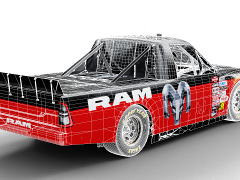 2026 NASCAR Craftsman Truck Series Ram 1500 3Dモデル