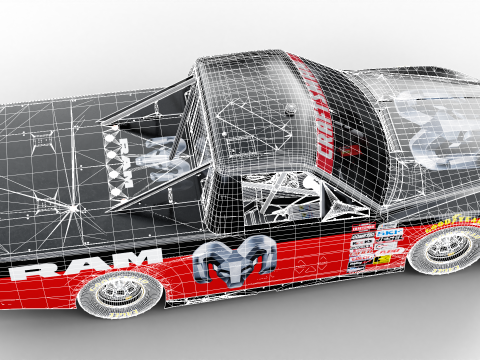2026 NASCAR Craftsman Truck Series Ram 1500 3Dモデル