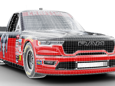 2026 NASCAR Craftsman Truck Series Ram 1500 3Dモデル