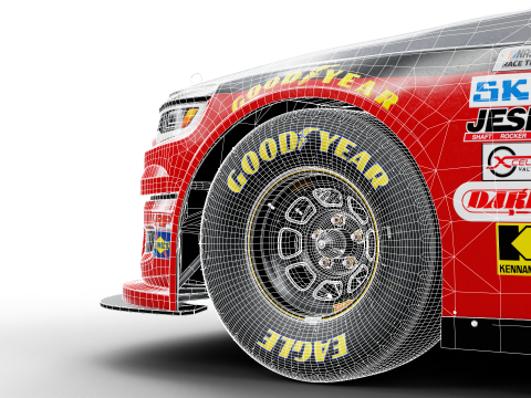 2026 NASCAR Craftsman Truck Series Ram 1500 3Dモデル