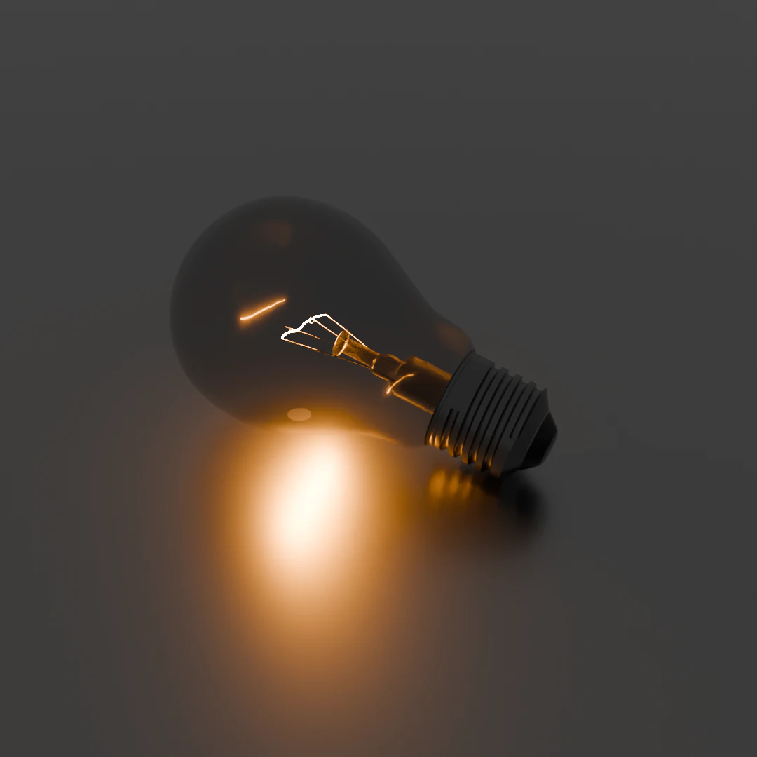 Realistic 3D Bulb 3D Model .c4d .max .obj .3ds .fbx .stl .blend 