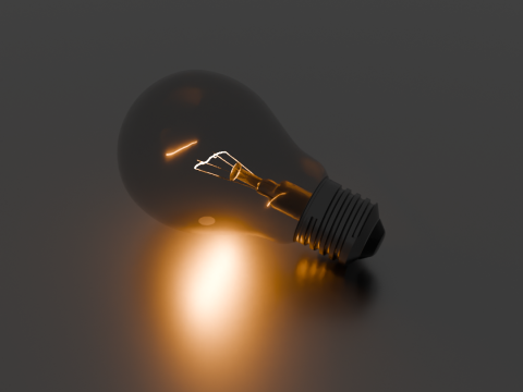 Realistic 3D Bulb Model 3D