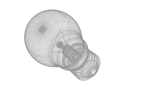 Realistic 3D Bulb 3D Model