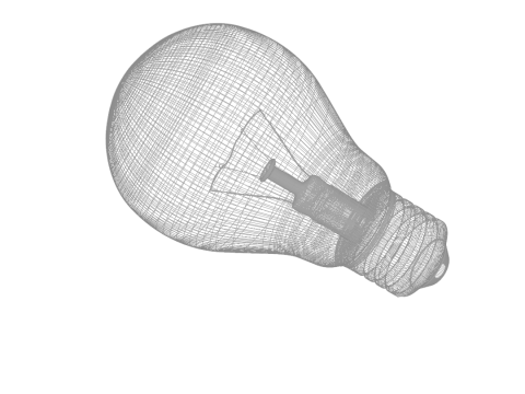 Realistic 3D Bulb 3D Model