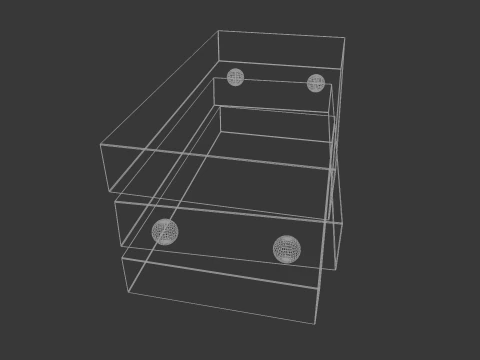 Realistic 3D Coffee Table 3D Model