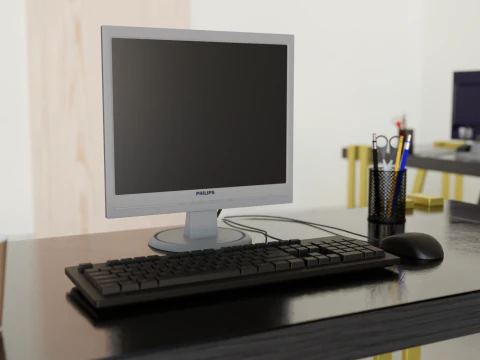 Realistic 3D Computer 3D Model