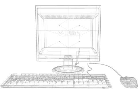 Realistic 3D Computer 3D Model