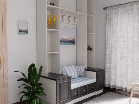 Realistic 3D Artistic Couch Modelo 3D