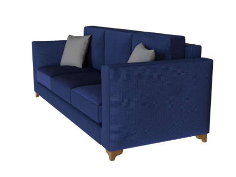 Realistic 3D Couch Model 3D
