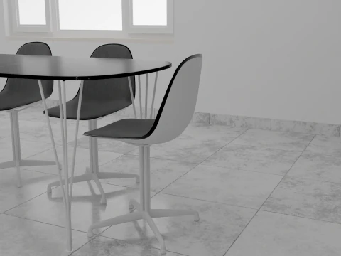 Realistic 3D Table 3D Model