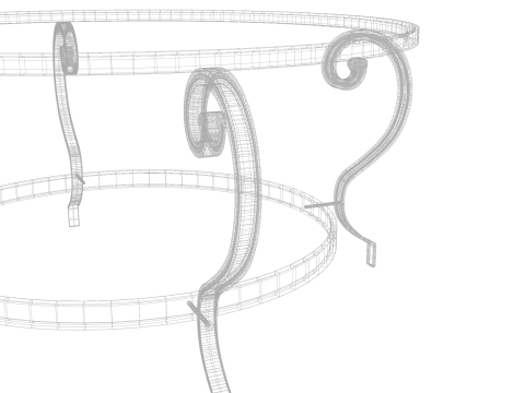 Realistic 3D Table 3D Model