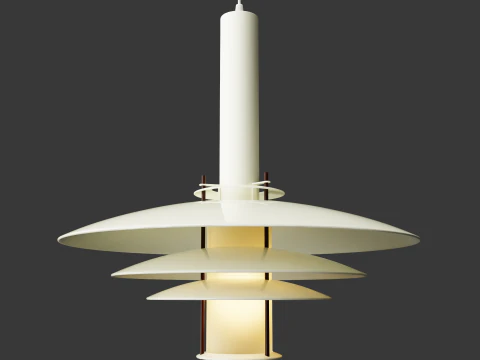 Realistische 3D-lamp 3D Model