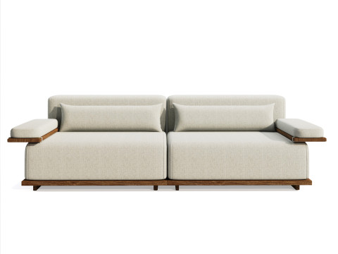Modern Japandi sofa 3D 模型