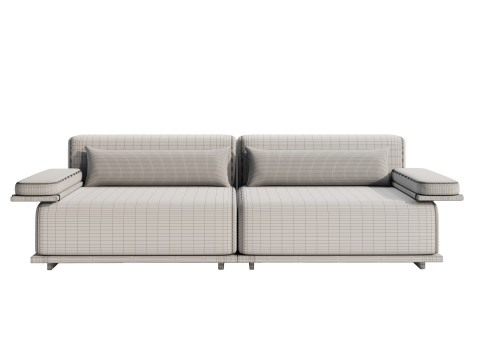 Modern Japandi sofa 3D 模型