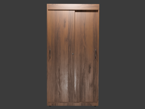 Wooden cupboard pack PBR Textures Blend FBX OBJ 3D Модель