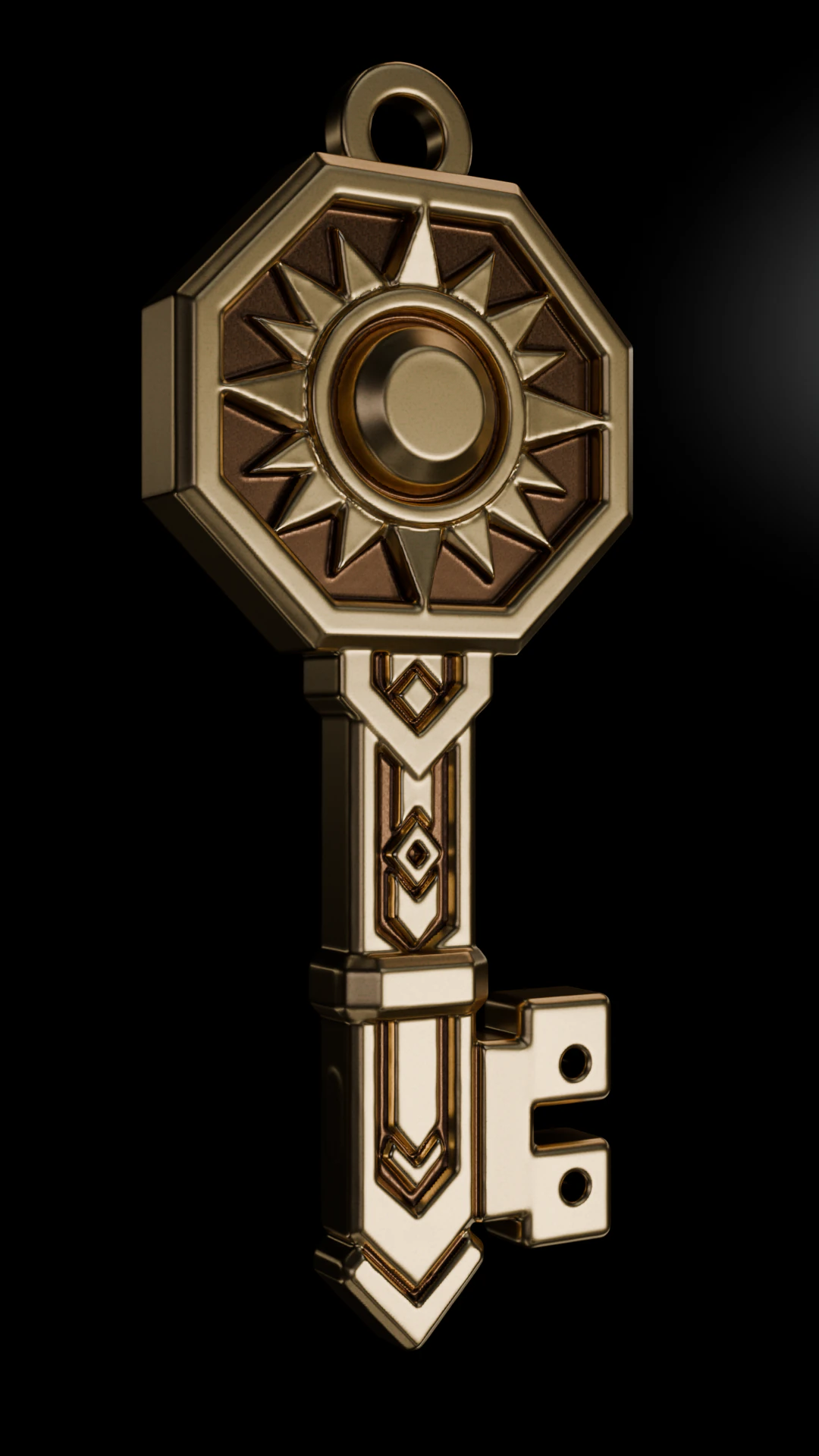 Solis Key of Light 3D Print Model .c4d .max .obj .3ds .fbx .stl .blend