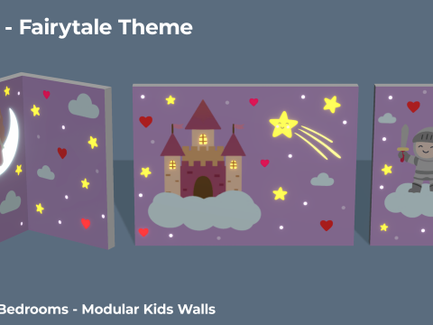 Kamar Tidur Bergaya - Dekorasi Tempat Tidur Mainan Anak Dewasa Model 3D