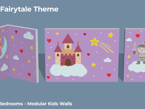 Kamar Tidur Bergaya - Dekorasi Tempat Tidur Mainan Anak Dewasa Model 3D