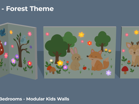 Kamar Tidur Bergaya - Dekorasi Tempat Tidur Mainan Anak Dewasa Model 3D